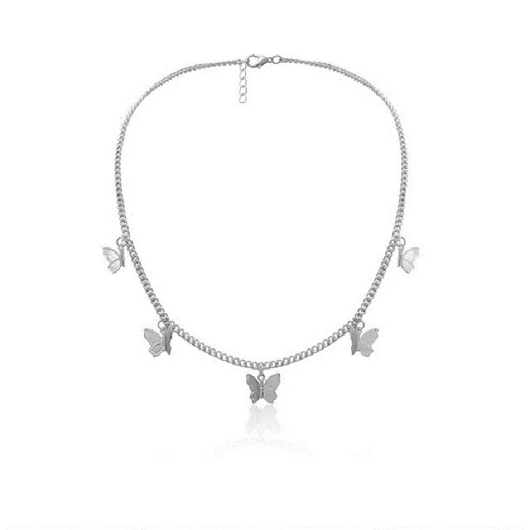 Butterfly tiktok deals necklace