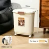 Cream white-coffee button-14-15 kg pulley