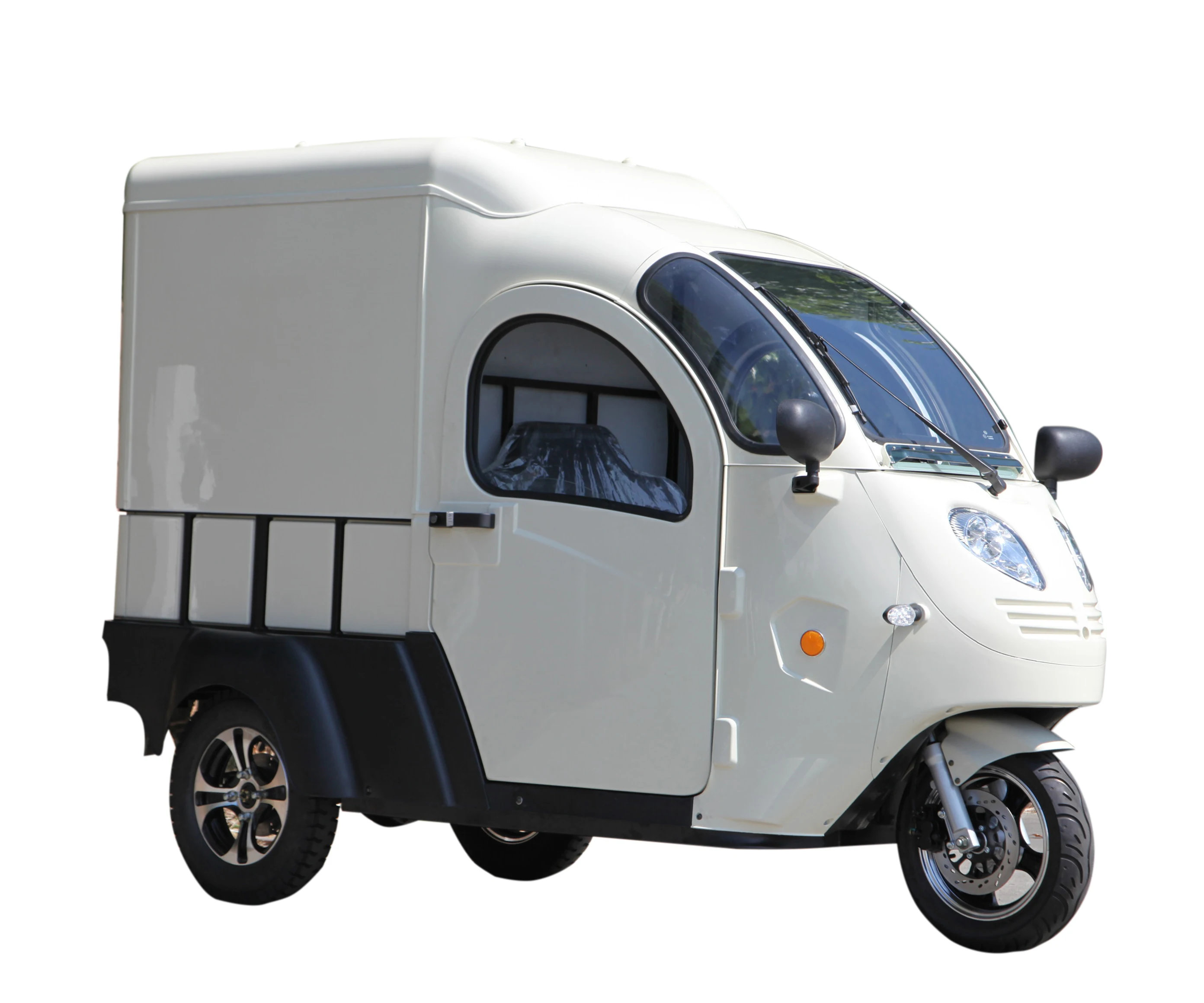 New Arrival 70km 46km/h 72V 2500w Big Cargo Box Electric Car For Europe