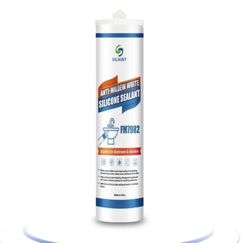 Hot Sale  0 Grade Anti Mildew  Neutral  Weatherproof White Silicone  Sealant FM7982 for Home Kitchen and bathroom sealing