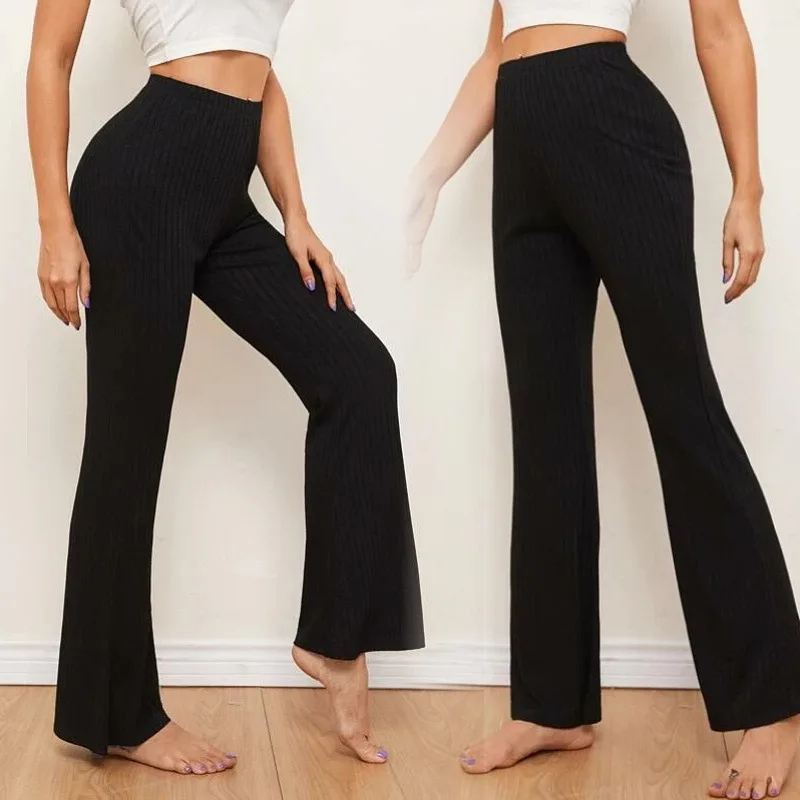 Women's Trousers Knitting Yoga Pants 