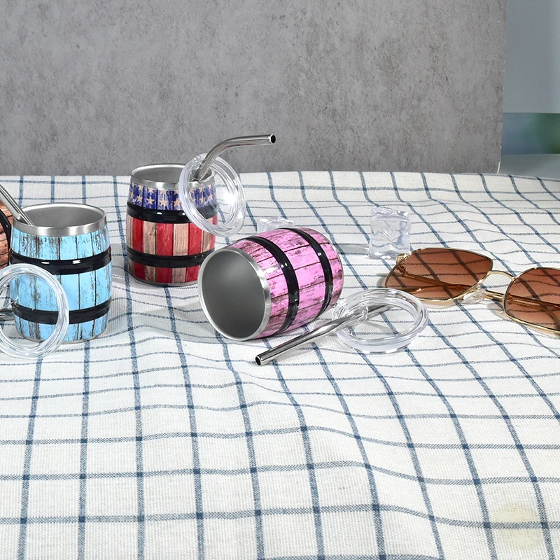 3oz Mini Beer Can Pattern Stainless Steel Shotglass Metal Coffee Mug