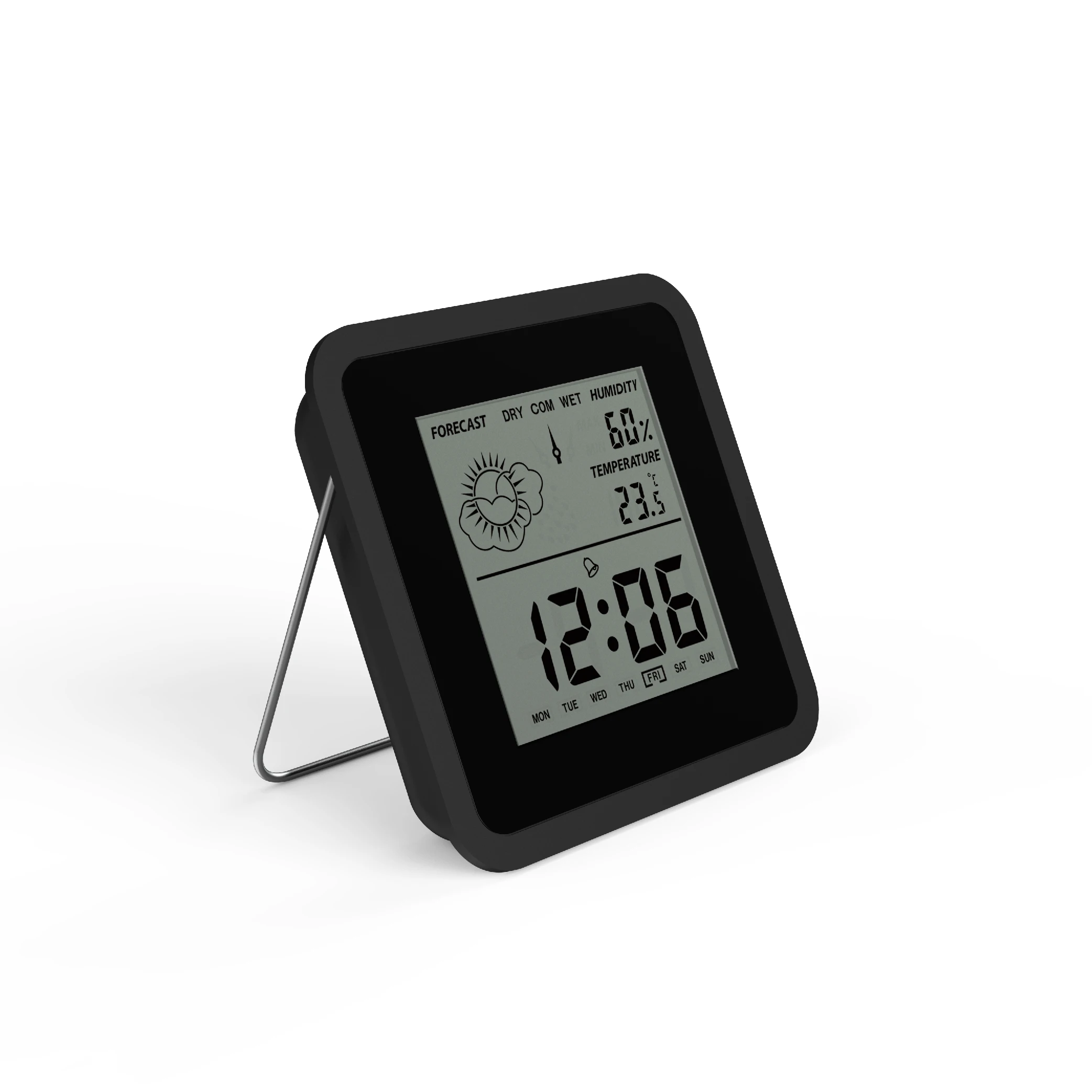 Digital Multi Alarm Clock with Temperature and Humidity for Promotion Rohs Ce Cert. with Birthday Reminder