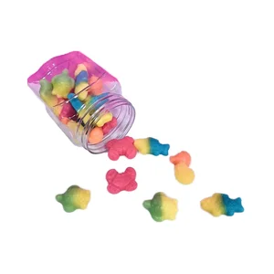 Ocean World Fruity Flavored Animal Gummies Liquid Candy Packaged in a Bag