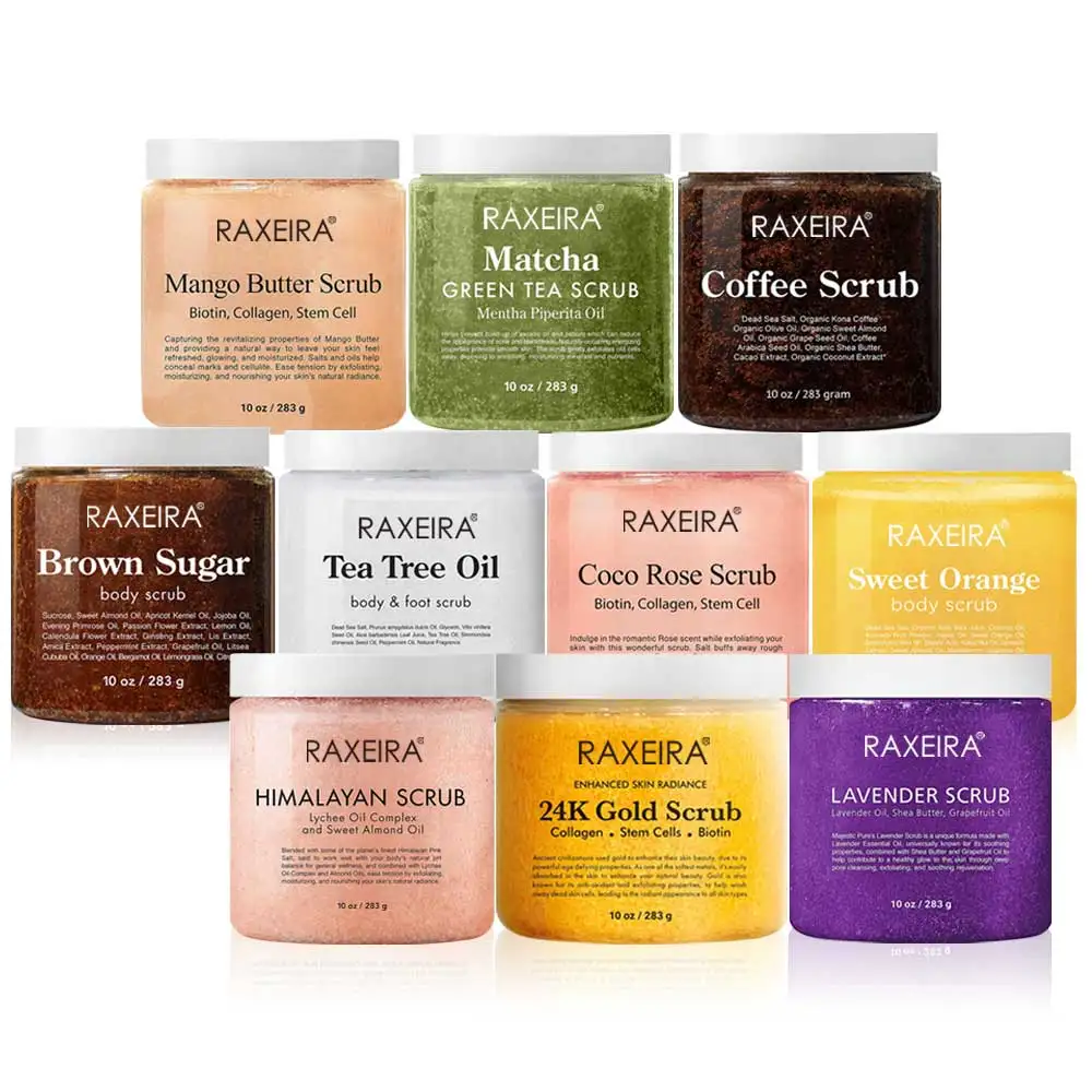 В наличии частная торговая марка органический Отшелушивающий кофе розовый лаванда гималайский скраб для ухода за