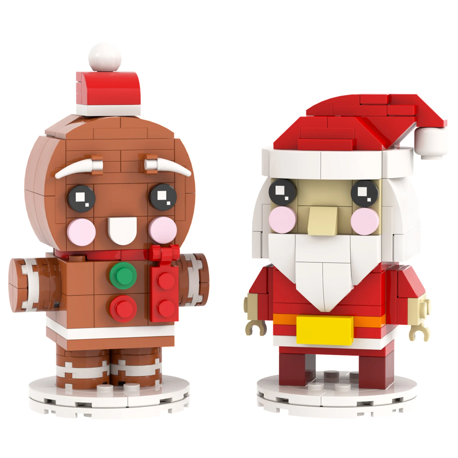 MOC Brickheadz MOC7276 DIY Building Block Sets for Kids