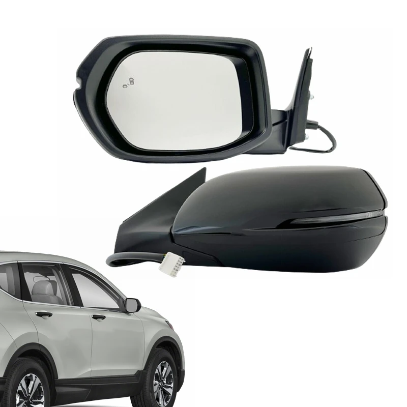 car accessories power 5 9 lines wires heated turn signal left right door side view mirror for HONDA CRV 2017-2022