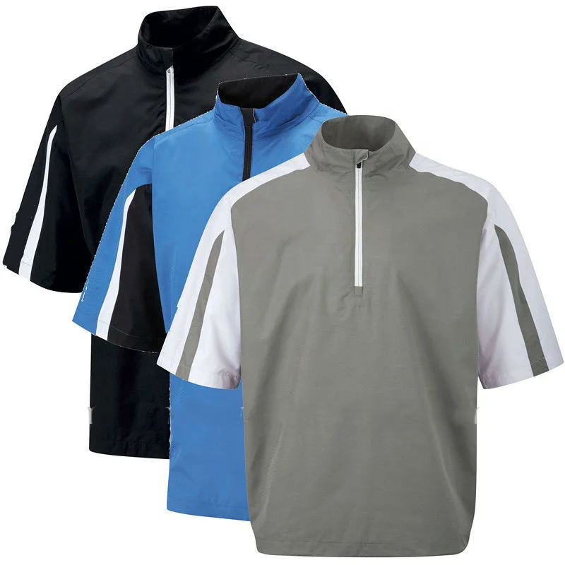 2022 Windproof Short Sleeve Golf Jacket 1/2 Zip Wind Top Golf Polo Shirt -  Buy Oversized Tshirt Unisex,Golf Polo Shirt,Zip Windproof Short Sleeve Golf  Jacket Product on Alibaba.com