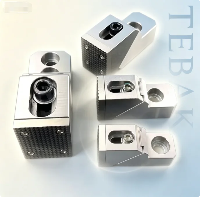 TEBAK CNC Flat End Frog Clamp M6 M8 M12 M16 Wholesale Metal Workholding Fixture Side Vise Clamp