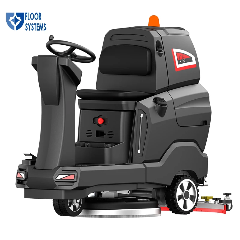 C6 Floor Washing Machine 21'' Ride on Scrubber Dryer Cleaning Equipment ...