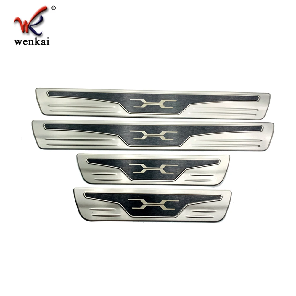 For Toyota Harrier Venza (xu80) 2020 2021 Car Accessories Outer Side Door  Sill Scuff Plate Threshold - Buy Stainless Steel Door Sill Scuff Plate For 