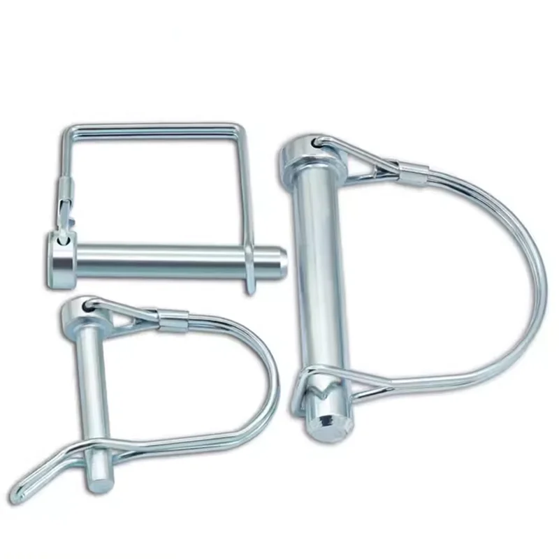 D Shape Square Wire Lock Pins Ring 1/4 Inch Heavy Duty Safety Coupler ...