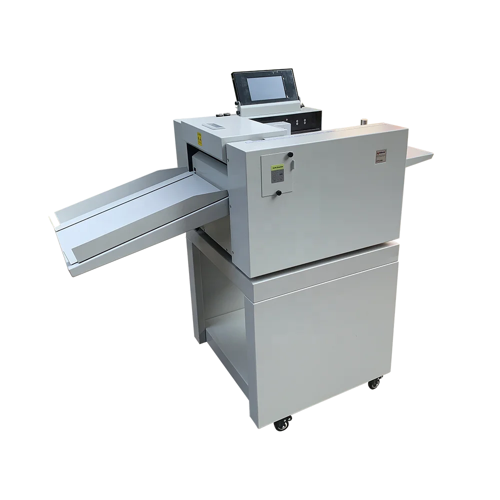 Sysform CP335B Suction Feeding Electric Automatic Card Paper Creasing Perforating and Cutting Machine for Paper