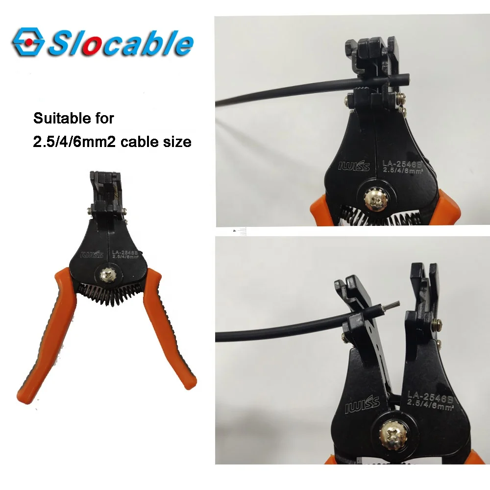 LA-2546B Solar Cable Stripper & Crimping Tool – Strips 2.5/4/6mm²