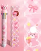 Oso de fresa rosa
