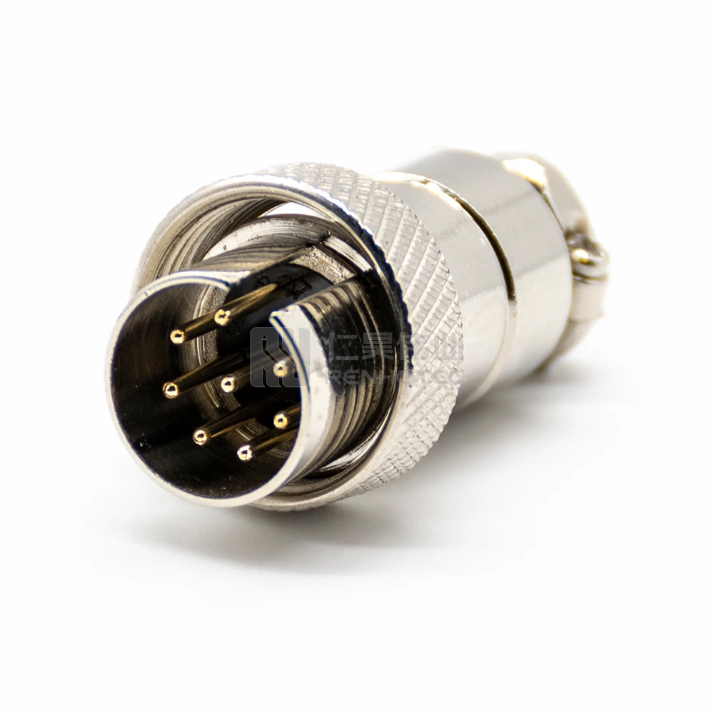 GX16 Connector Reverse 8 Pin 8Pin IP65 Male Plug Female Socket