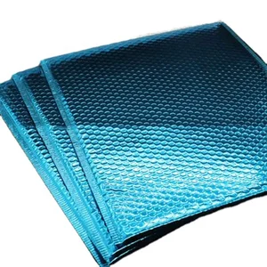 USA Mailing Bag Warehouse Custom Made Aluminum Foil Metallic Bubble Bag Package Custom Size logo Bubble Envelope Bag