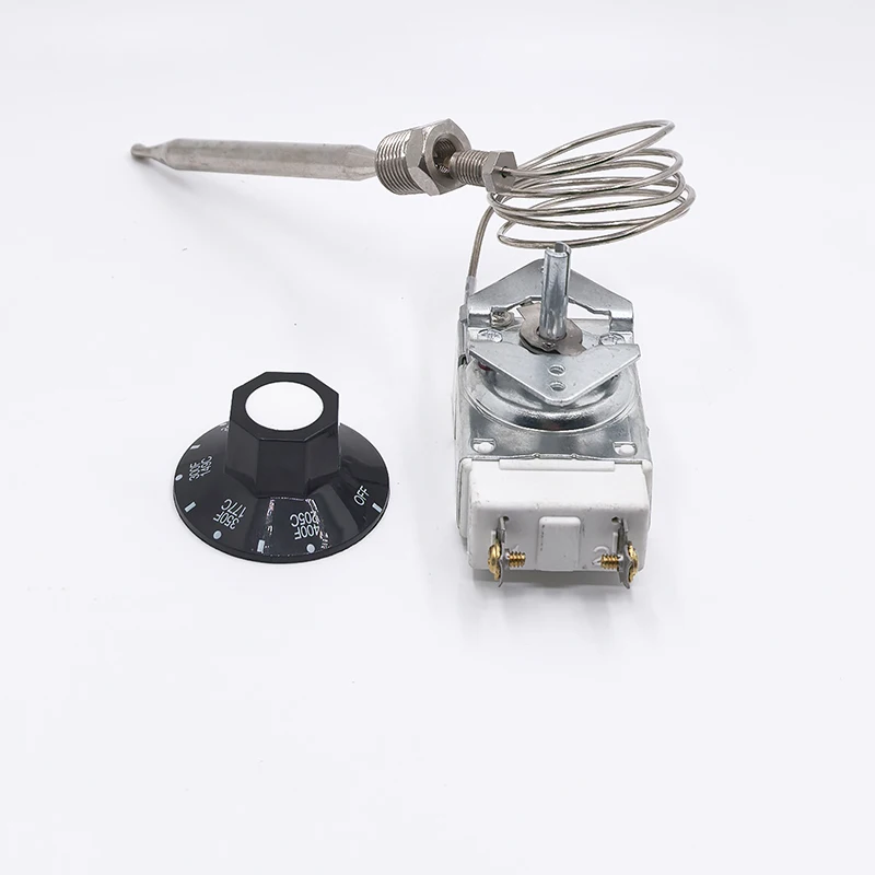 Deep Frying Fryer Accessories Control 204°/400°F 1/4" MNPT RX-1-36 Thermostat With Knob for Pitco 60125401 Fryer Replacement