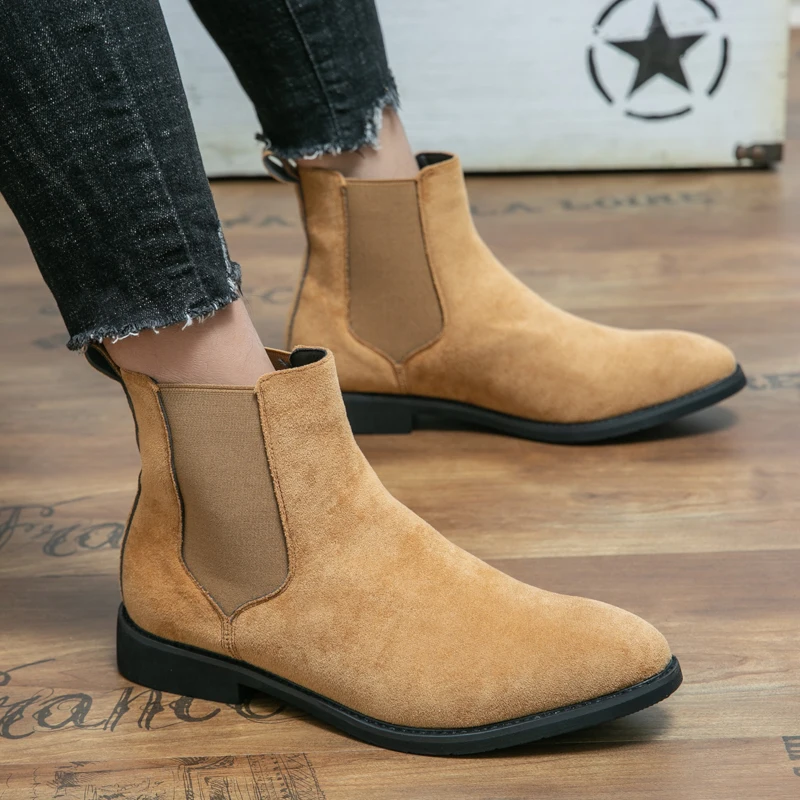 Shop Our High Cut Pointed Toe Men Dress Boots in Big Size Shop Our High Cut Pointed Toe Men Dress Boots in Big Size