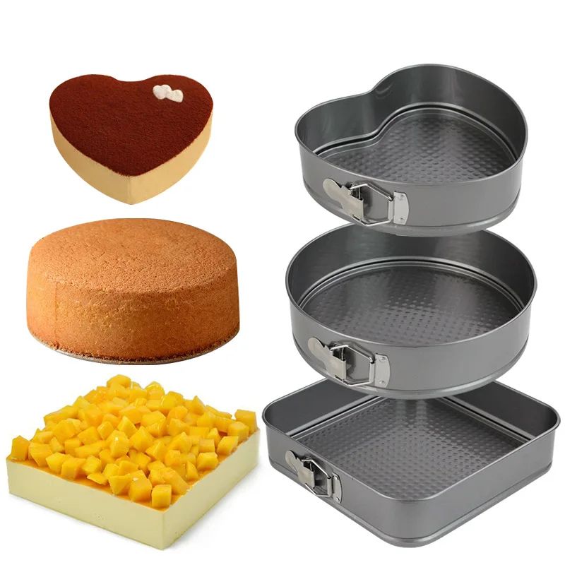 Lot De 3 Moules à Gâteaux En Forme De Cœur - Neufs, Sans Marque, Idéal Pâtisserie