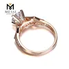 18K moissanite diamond ring