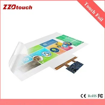 Zzdtouch 50 дюймов сенсорный экран фольги 20 точек касания голографические прозрачные usb