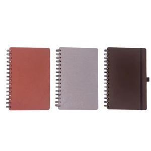 N01 A5 Eco-Friendly Hardcover Thread Sewing Notebook with Recycled Plastic Cover 96 Sheets