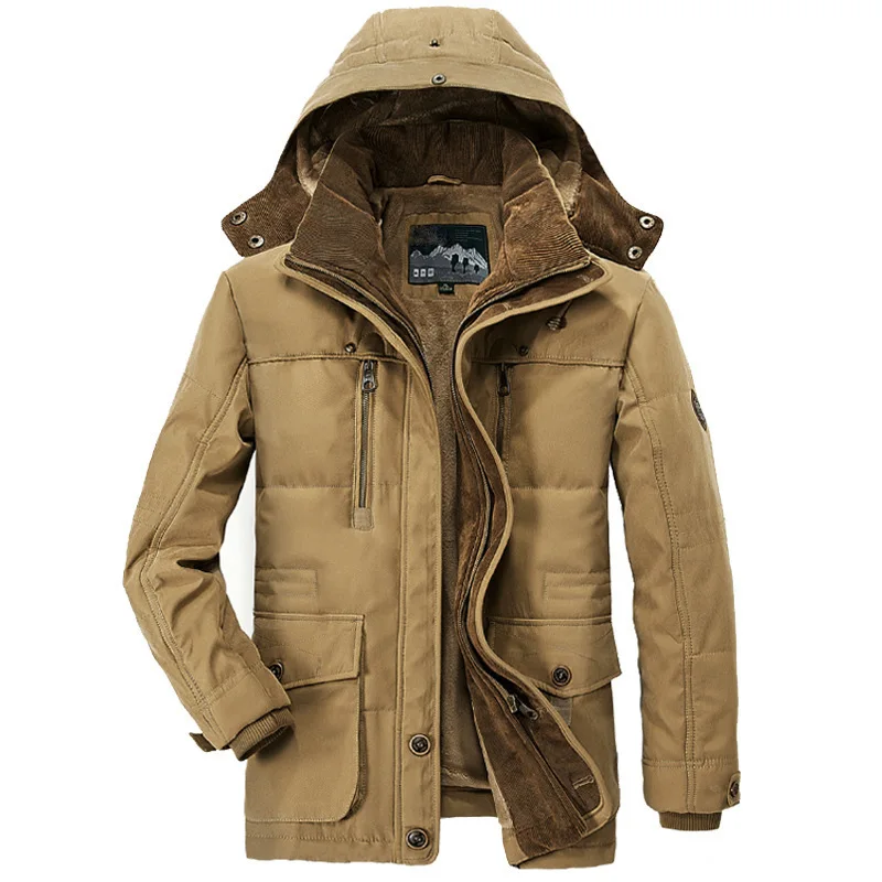 Stylish Windproof Padded Cotton Men's Parka Jacket - Men's Hoodies & Jackets, Vivinch