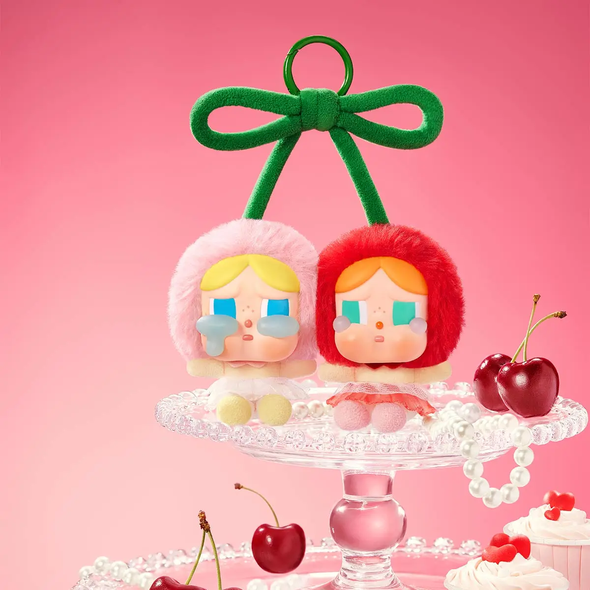 【新品未使用】CRYING FOR LOVE crybaby さくらんぼ Crying for Love Plush Toy - 18cm Unisex Gift for Sweethearts
