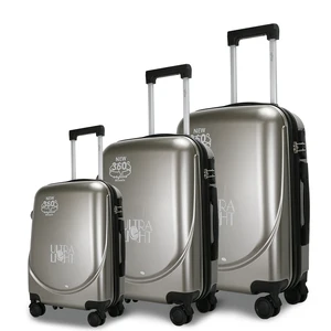 Unisex Lightweight Luggage ABS/PC/Aluminum Business Travel Suitcase with TSA Lock and Spinner Caster