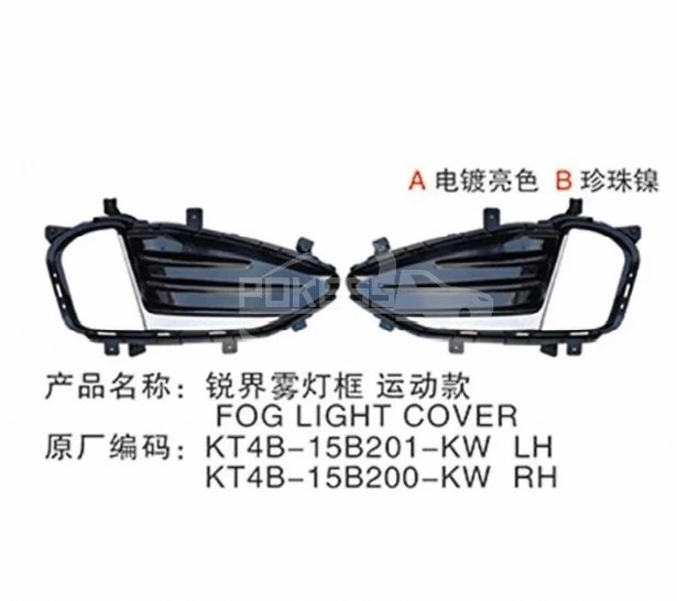 Front Bumper Ford Edge 2021 Fog Light Cover KK7B15A299AAW KK7B15A299CA...