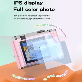 LK003 Thermal Print Camera Toys Girls Toddler Children's Digital Camera Cute Cartoon HD Instant Printer Mini CMOS MicroSD detail image