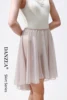 [bean powder] narrow waist long skirt