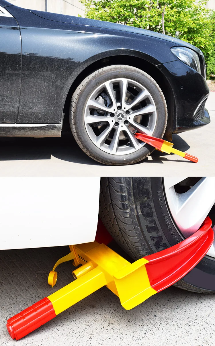 Rust-proof Horn type Car parking Wheel Lock