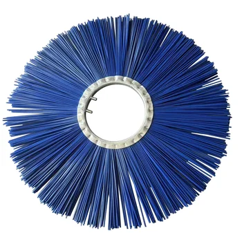 Customized Industrial PP Steel Wires Mixed Ring Sweeper Wafer Brush for Road Street Cleaning