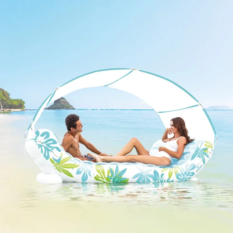 Intex 56294 Inflatable Fabric Canopy Island Sunshade Swim Pool