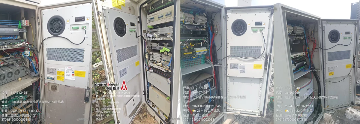 Outdoor Electrical Control Telecom Door Mounted DC 48V/AC220V Industrial  Cabinet Air Conditioner for Panel Shelter Enclosure