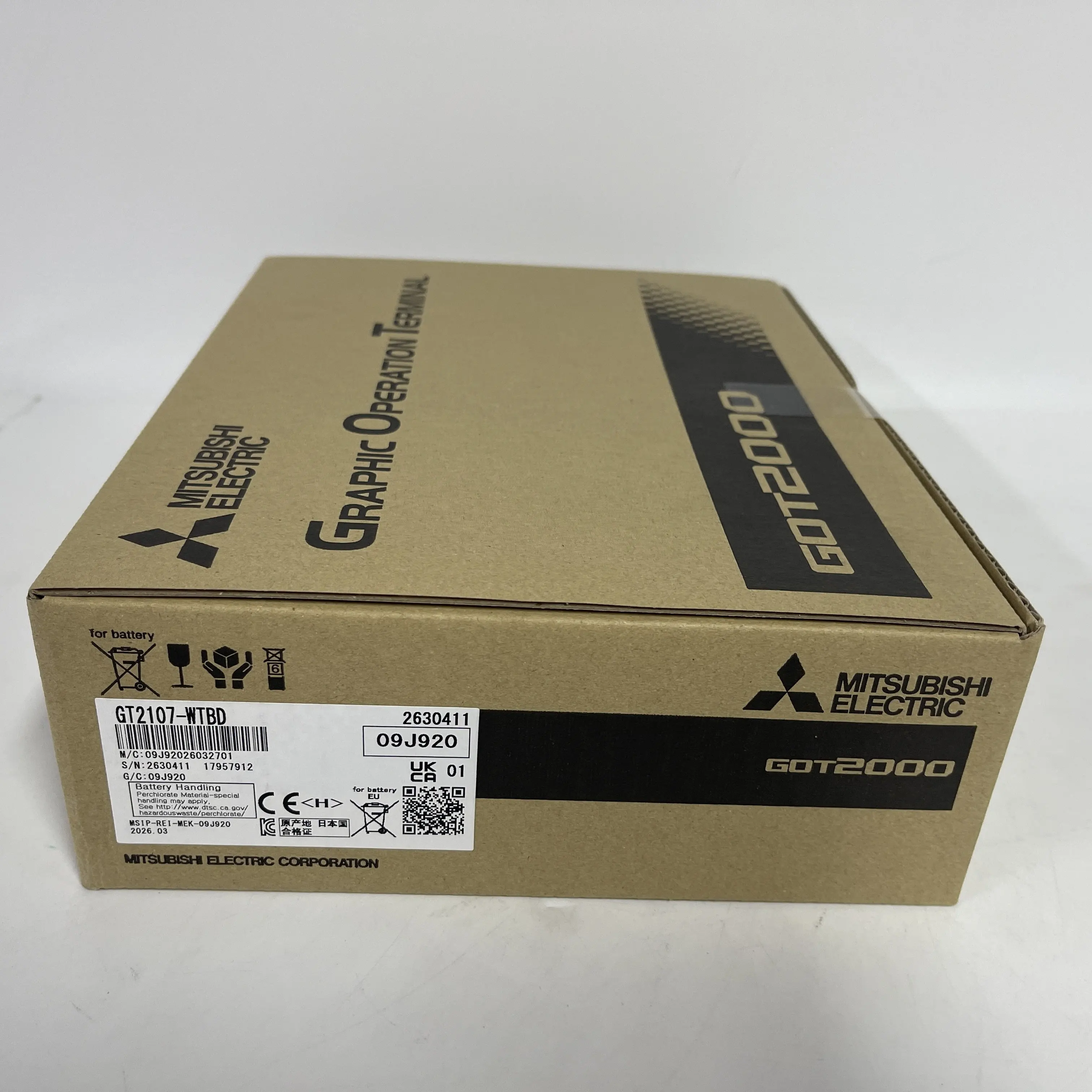 Mitsubishi Graphic Operation Terminal (Touch Screen HMI) GT2107-WTBD Mitsubishi Graphic Operation Terminal (Touch Screen HMI) GT2107-WTBD