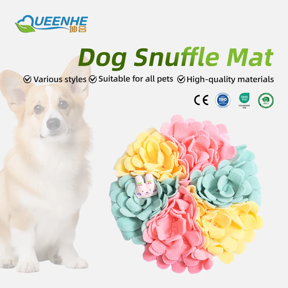 Pet Nose Work Smell Snuffle Mat Training Feeding Foraging Skill Blanke - product detail 1