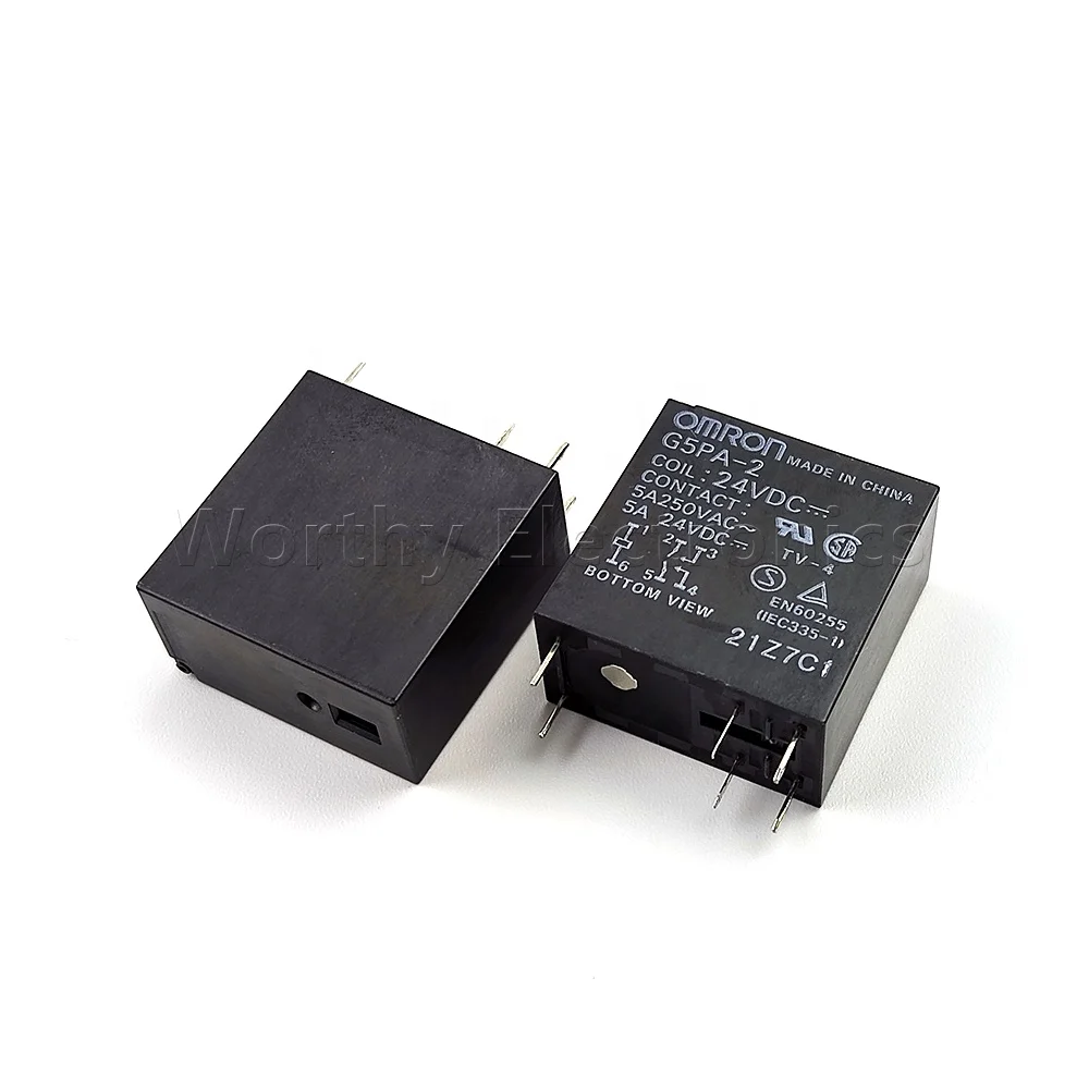 Electrical components electromagnetic power relay 5/12/24V 5A DIP 6pin G5PA-2-24VDC 5/12VDC Center control relay