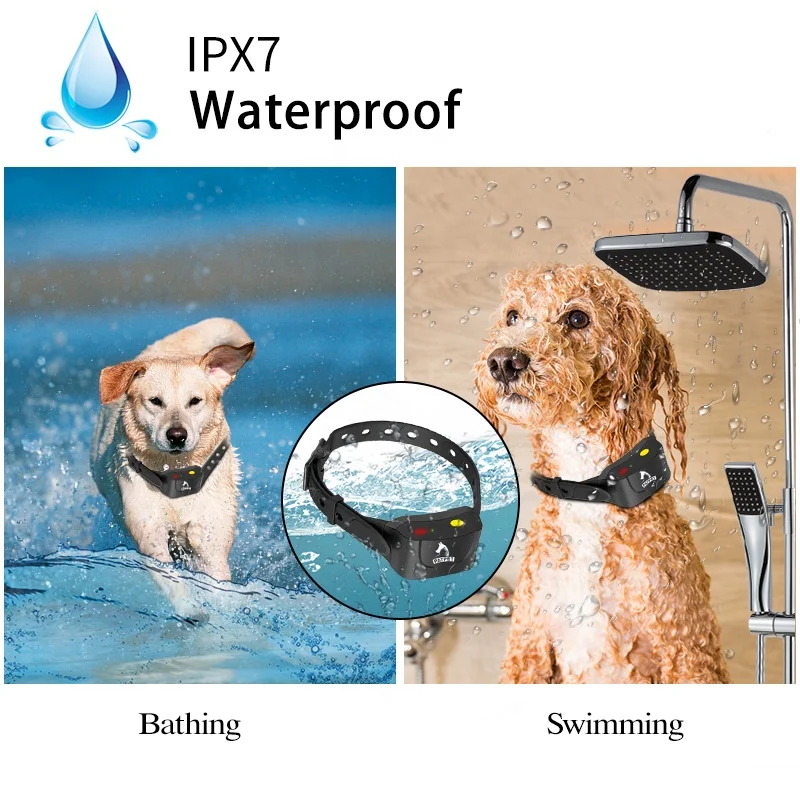 Popular Portable Waterproof Plastic Remote Control Dog Training Collar with 1000M Range Eco-Friendly Easy to Operate