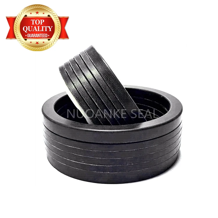 Kastas K01 K33 V Packing Set Rod VES Packing V Seal Set Fabric NBR Rubber Ring Oil Seal Hydraulic Cylinder V Packing Seal