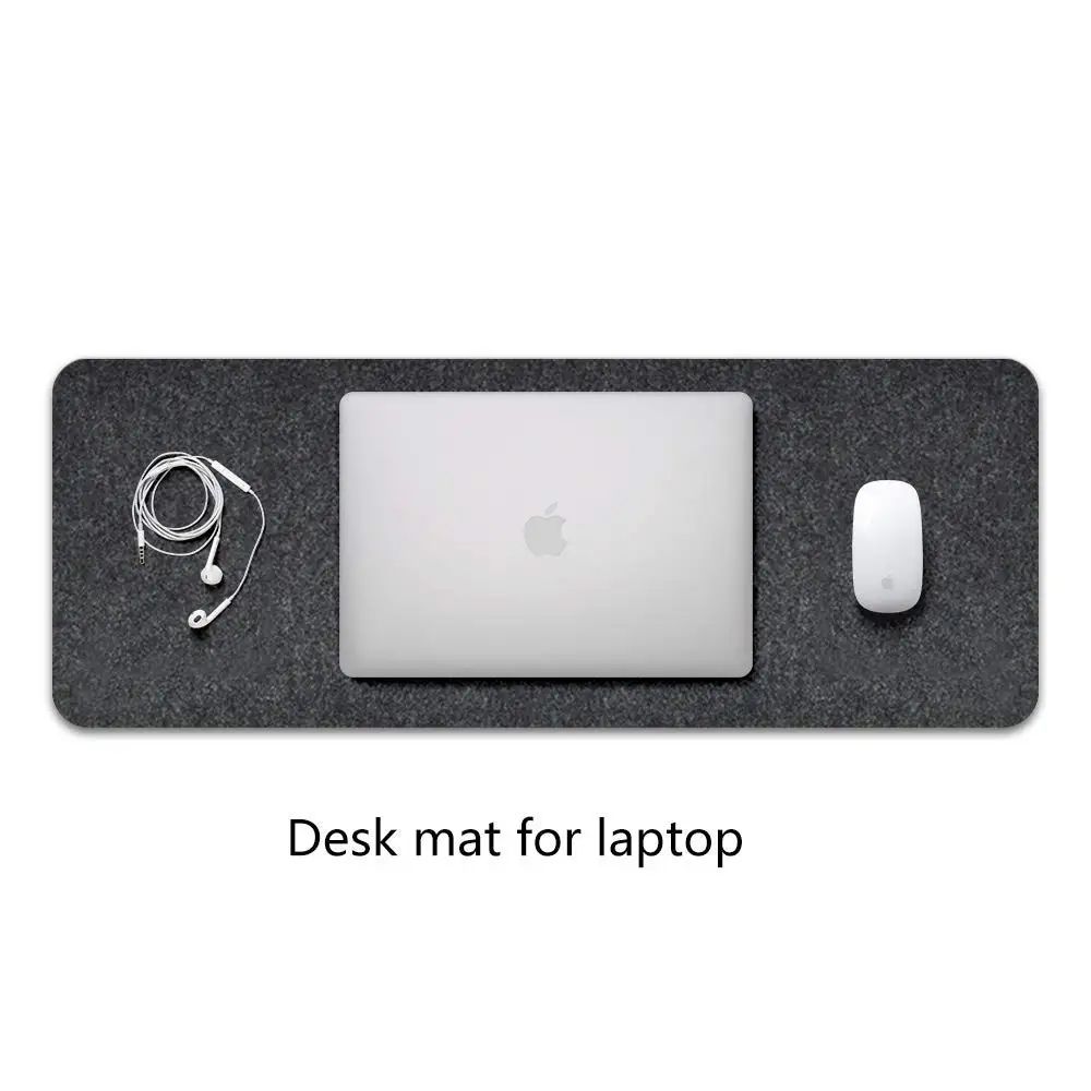 Extended Big Keyboard Mat Soft Felt Mouse Pad for Office and Home