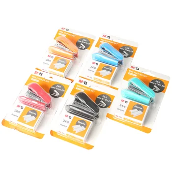 Most Popular Standard Mini 24/6 Colorful Stapler Set with 500pcs Staples