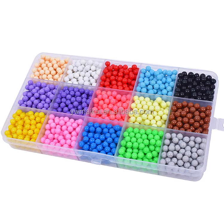 Kids DIY Water Fuse Beads Kit, 24 Colors, 5500pcs
