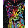 29 colorful cat heads