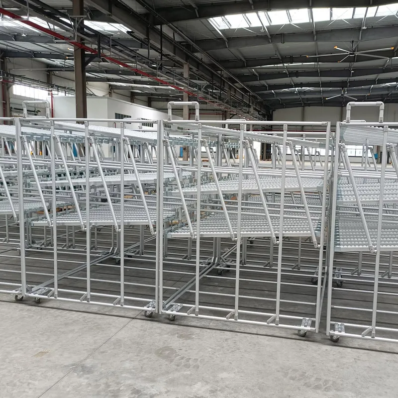Roller Track Pipe Rack System Flow Roller Rack Assemble Aluminum Flow Rails for Shelf