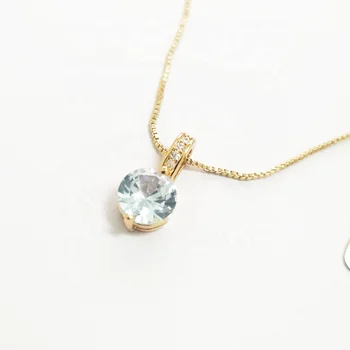 Trendy 925 Sterling Silver AAA Zircon Necklaces Shiny Diamond Pendants For Women Engagement Choker Fine Jewelry