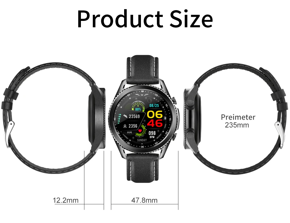 SENBONO CF58 Smart watch IP67 waterproof Tempered glass Activity Fitness  tracker Heart rate monitor Sports Men women smartwatch- RaraMart, Online  shopping in Japan - Raramart Japan