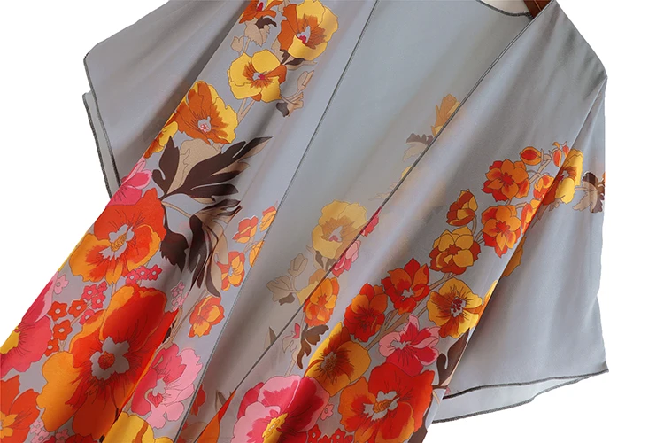 Wholesale Boho Kimono Beach Cover Up Chiffon Sarong Beachwear Dress ...